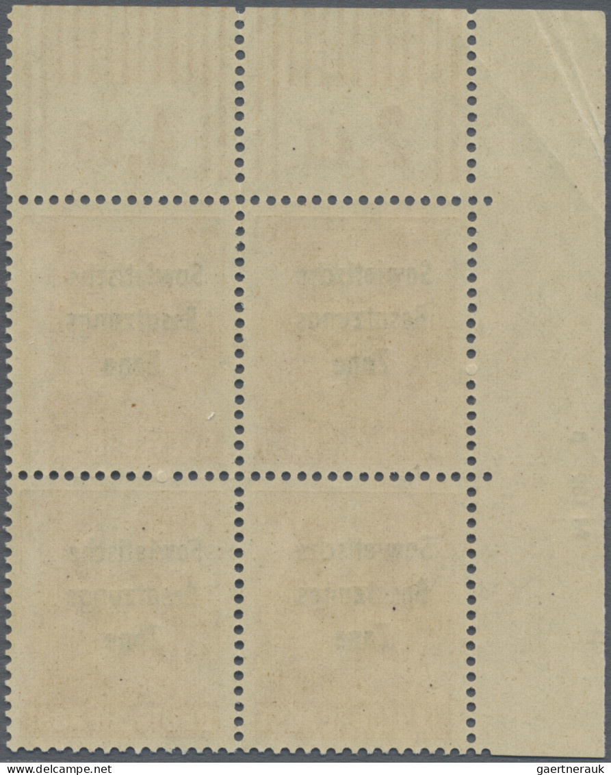 Sowjetische Zone - Allgemeine Ausgaben: 1948, 24 Pf Orangebraun Mit Dreizeiligem - Sonstige & Ohne Zuordnung