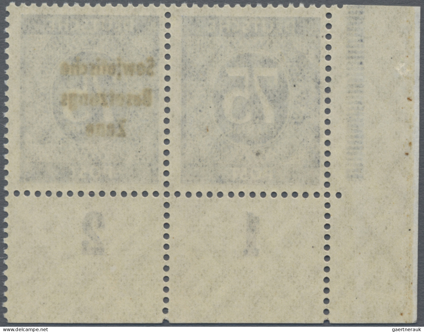 Sowjetische Zone - Allgemeine Ausgaben: 1948, 75 Pf Mit SBZ-Aufdruck Im Postfris - Other & Unclassified