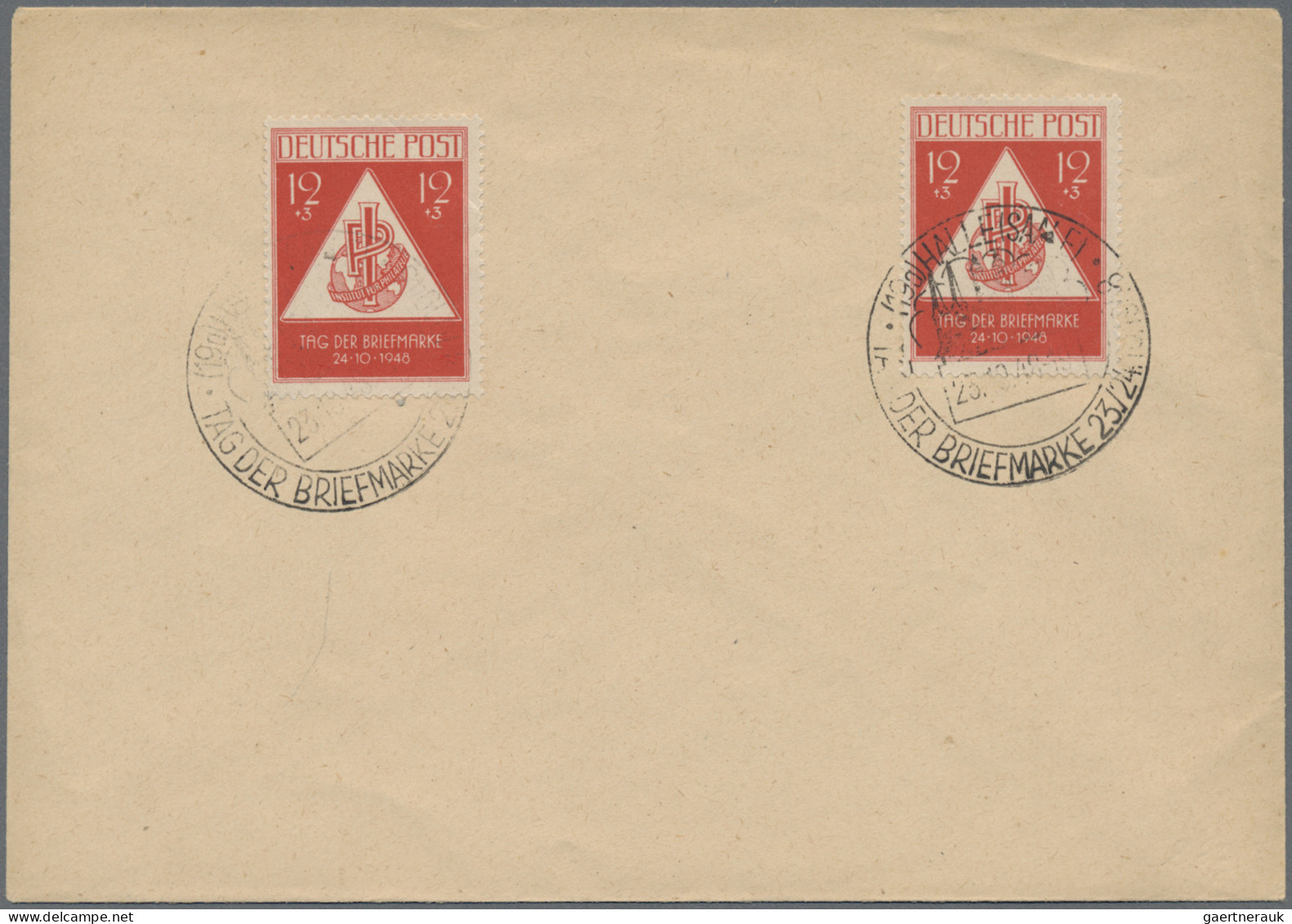 Sowjetische Zone - Allgemeine Ausgaben: 1948, Tag Der Briefmarke, Zusammenstellu - Autres & Non Classés