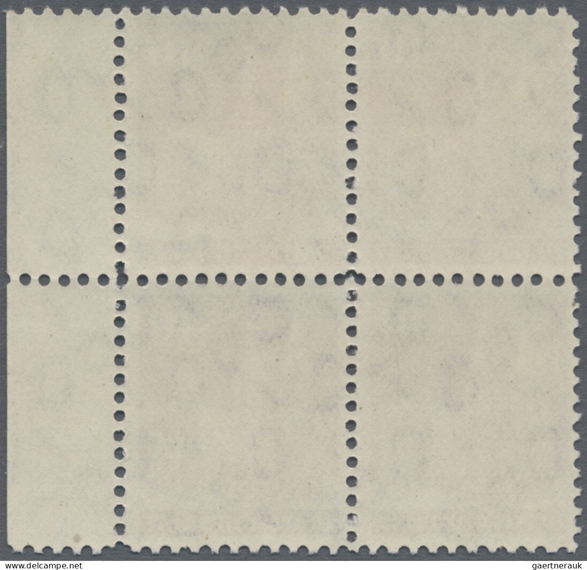 Bizone: 1948, 40 Pf Bauten Grauviolett, Type I A, Wasserzeichen W In Linienzähnu - Sonstige & Ohne Zuordnung