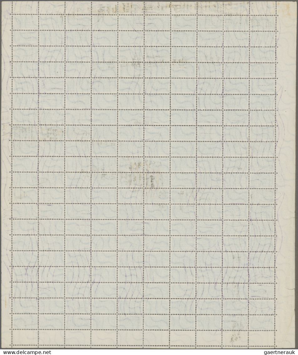 Bizone - Zwangszuschlagsmarken: 1950 Notopfer 2 Pf. In Zeichnung Zc, Wz. 3X, Gez - Autres & Non Classés