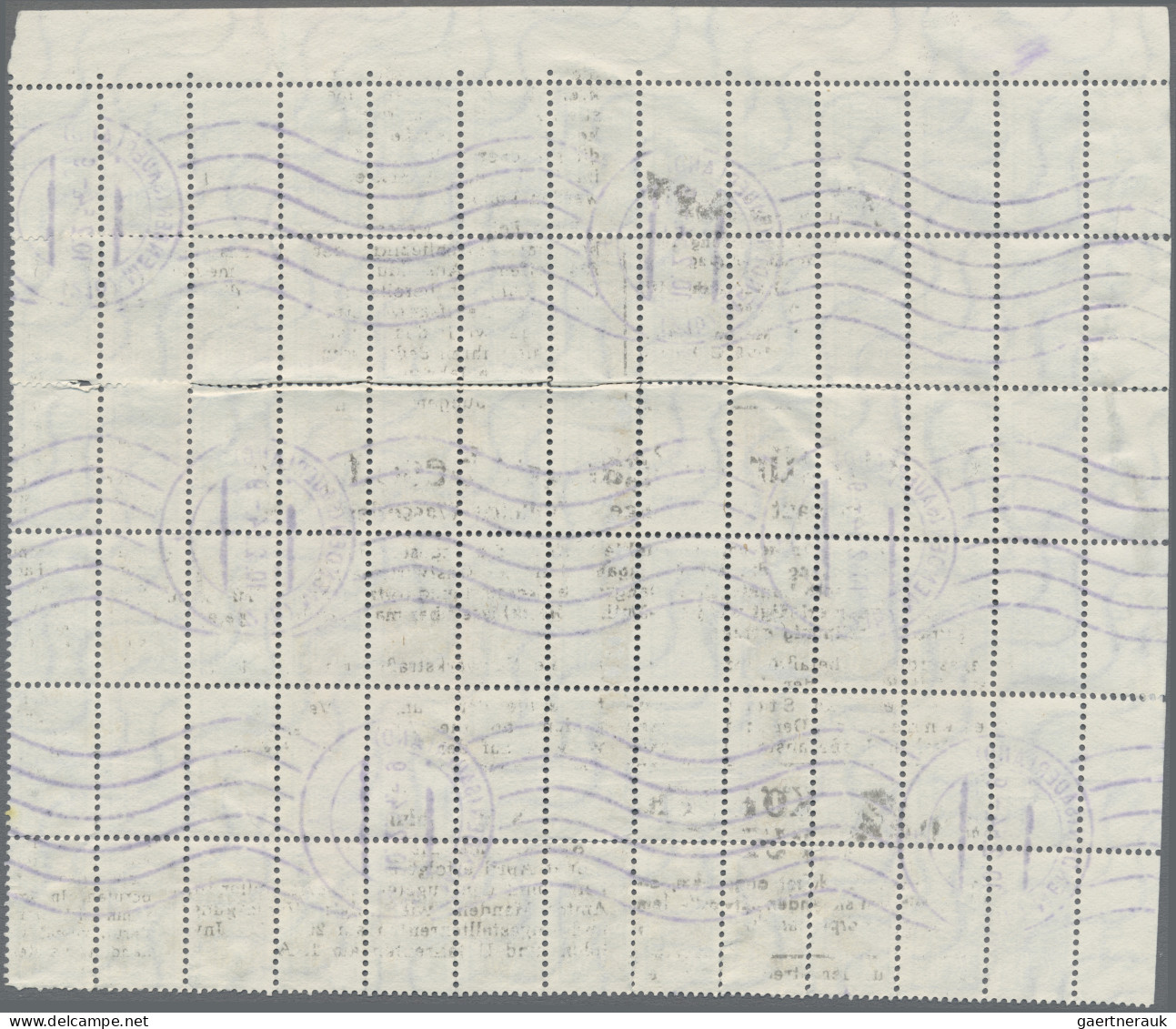 Bizone - Zwangszuschlagsmarken: 1954 Notopfer 2 Pf. In Zeichnung Zd, Wz. 3X, Gez - Andere & Zonder Classificatie