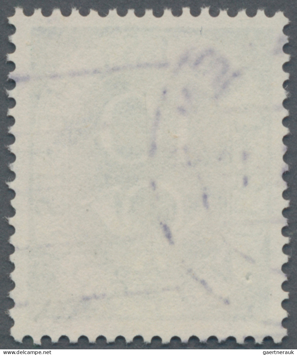 Bundesrepublik Deutschland: 1951, Posthorn 10 Pfg. Mit Selt. Wasserzeichen 4 Vb, - Used Stamps