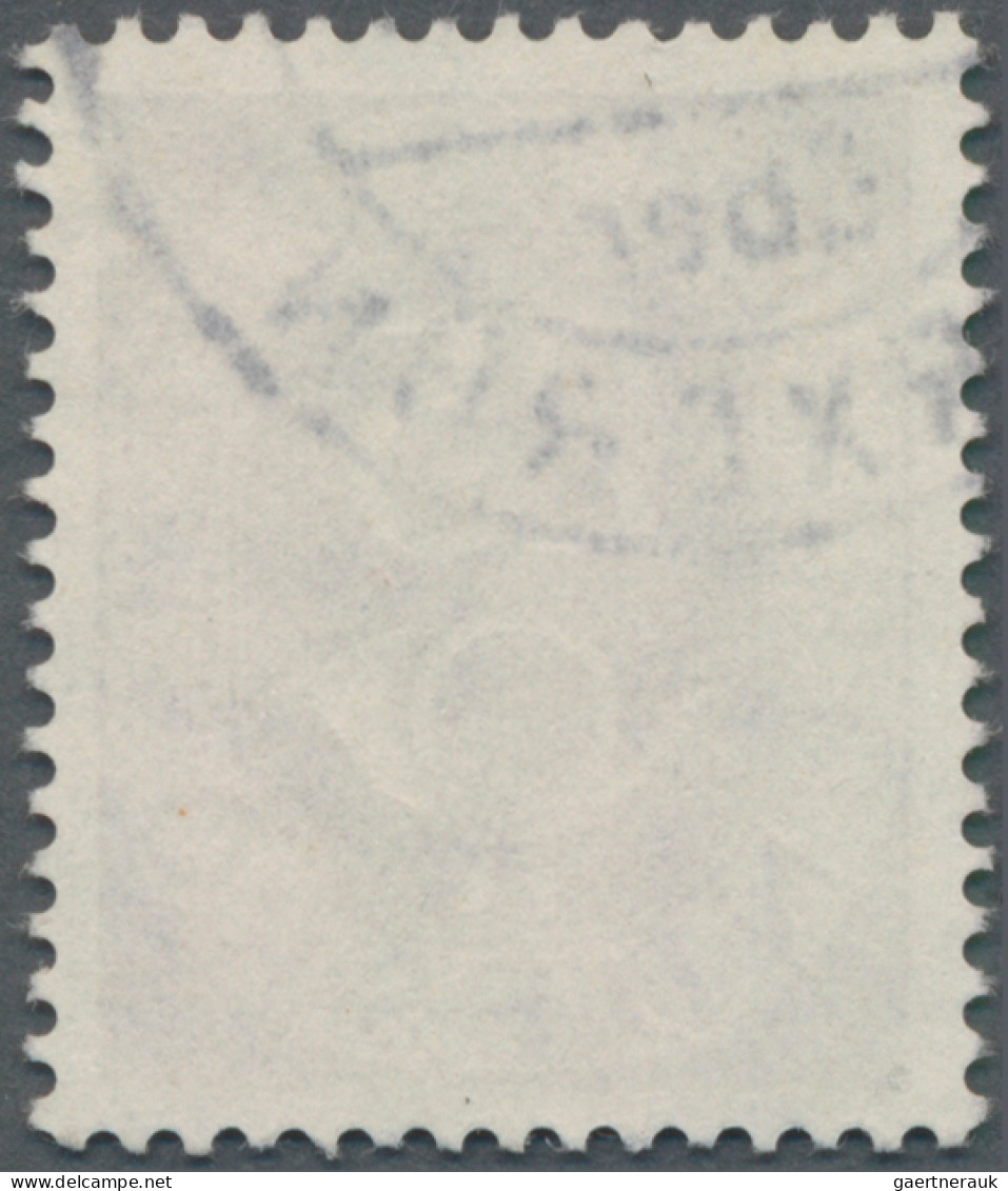 Bundesrepublik Deutschland: 1951, Posthorn 25 Pfg., Gestempelt, Mit Plattenfehle - Used Stamps