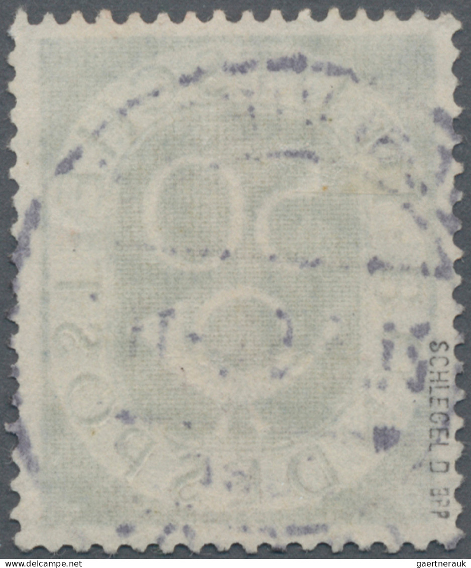 Bundesrepublik Deutschland: 1951, Posthorn 50 Pfg., Gestempelt Mit Plattenfehler - Used Stamps