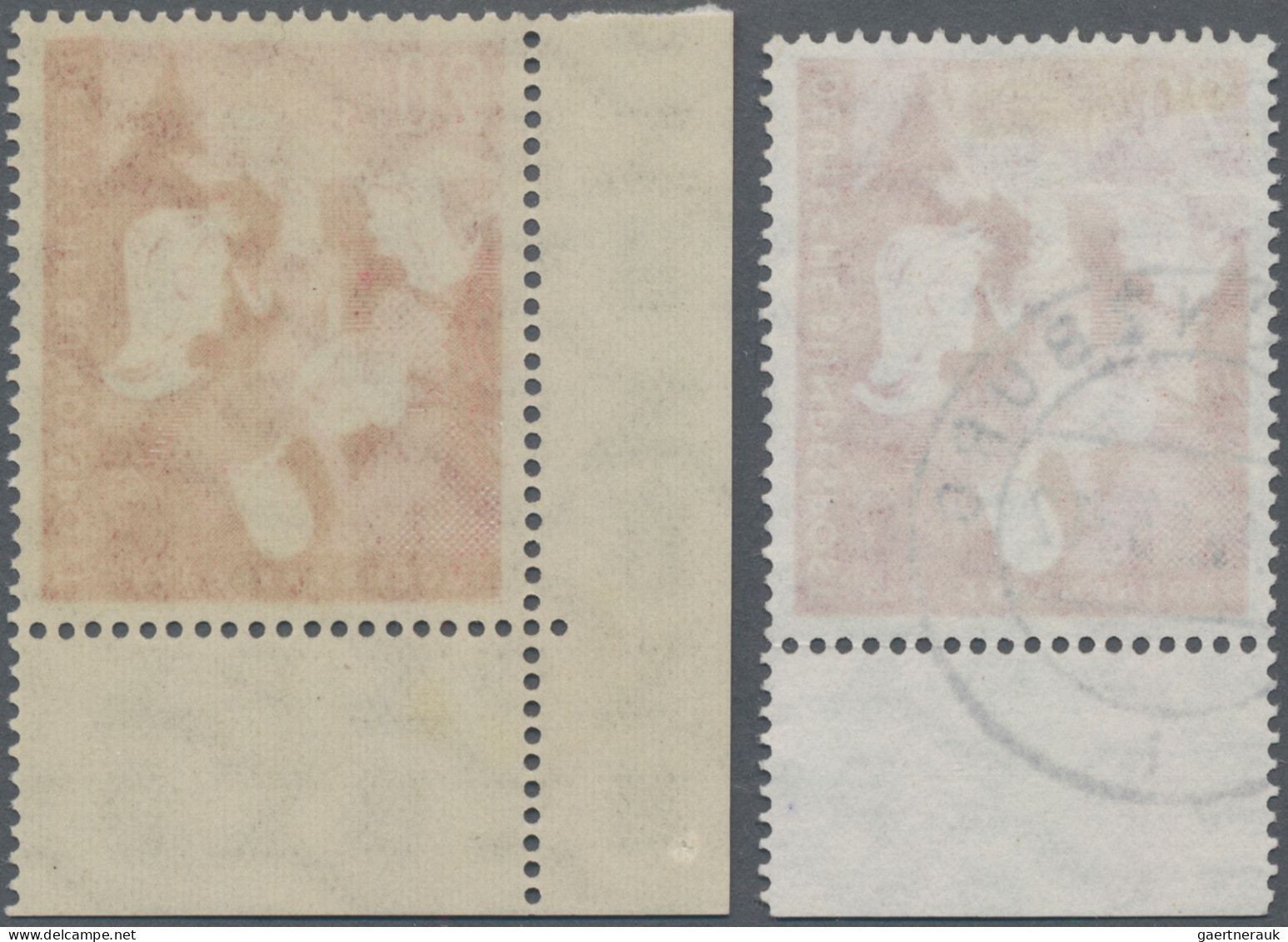 Bundesrepublik Deutschland: 1952, Jugend 10 Und 20 Pfg. Auf Ersttagsbrief, Dazu - Covers & Documents