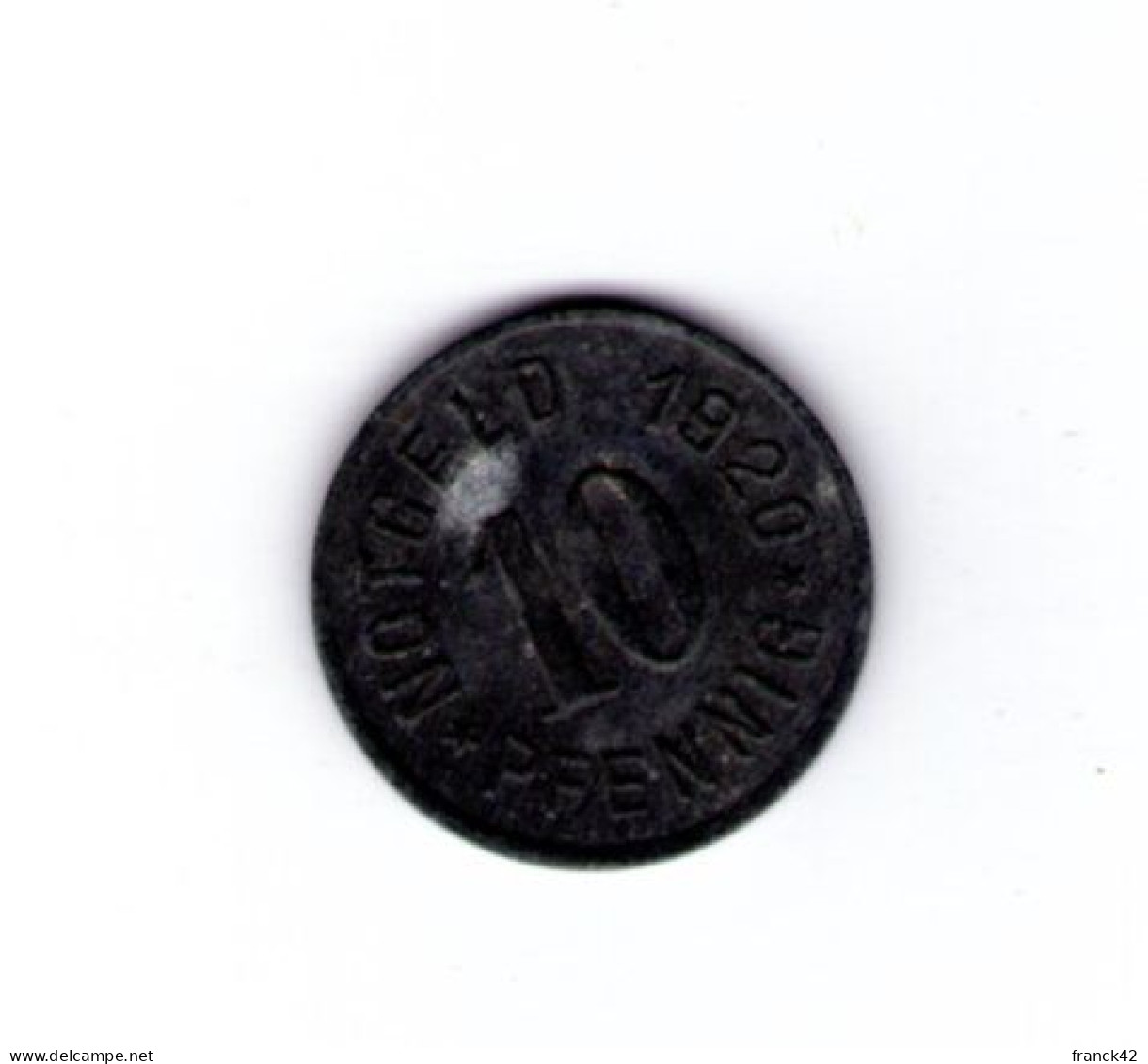 Stadt Attendorn. 10 Pfennig 1920 - Monedas/ De Necesidad