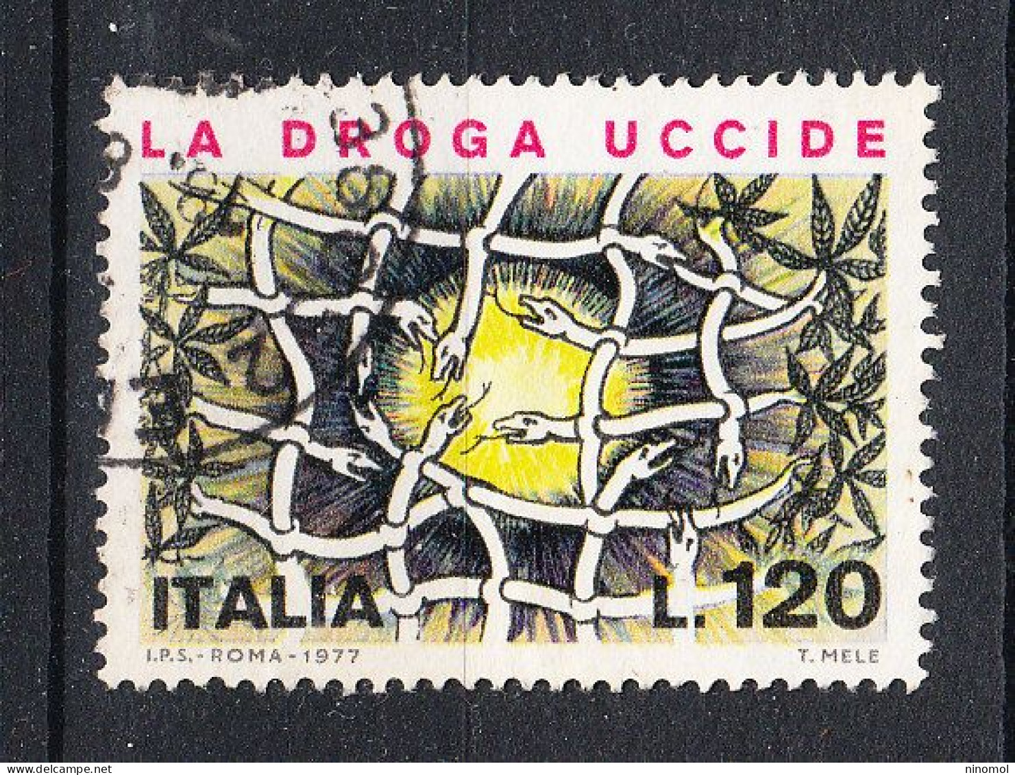 Italia   -  1977. La Droga Uccide. The Drug Kills.  Serie Completa 2 Valori, Complete Series - Drogen