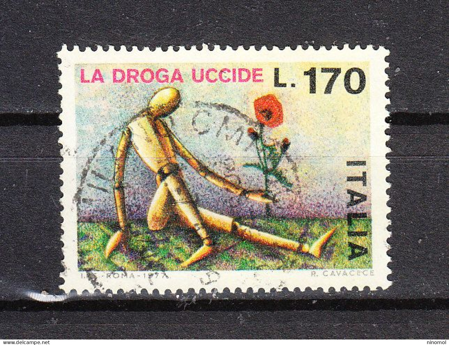 Italia   -  1977. La Droga Uccide. The Drug Kills.  Serie Completa 2 Valori, Complete Series - Drugs