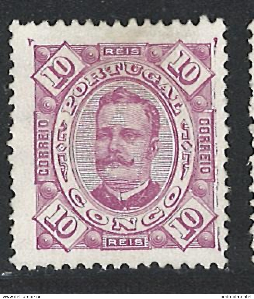 Portugal Congo 1894 "D. Carlos I" Condition MH NG Mundifil #3 - Congo Portoghese