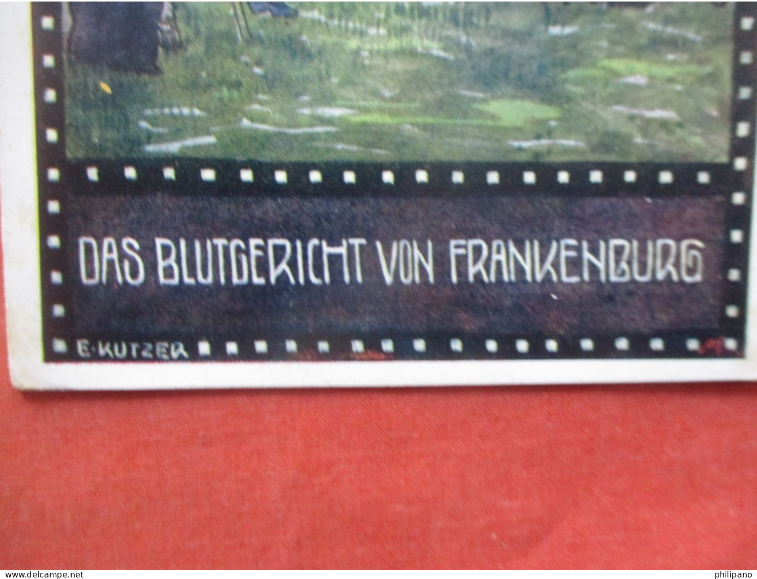 Das Blutgericht Von Frankenburg   Signed > Kutzer, Ernst    Ref 6184 - Kutzer, Ernst
