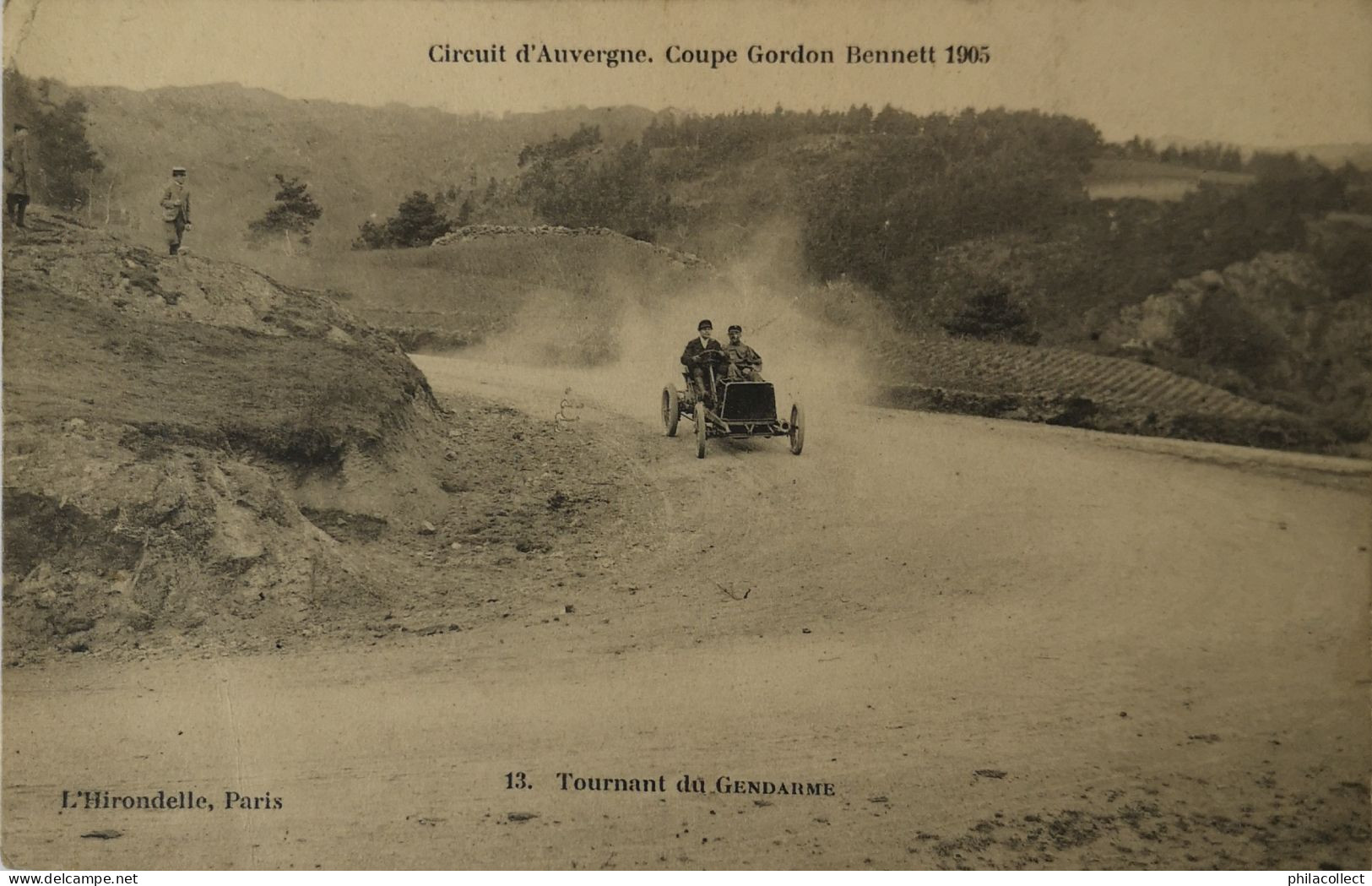 Rally Coupe Gordon Bennet 1905 Auvergne // Tournant Du Gendarme 19?? - Rallyes