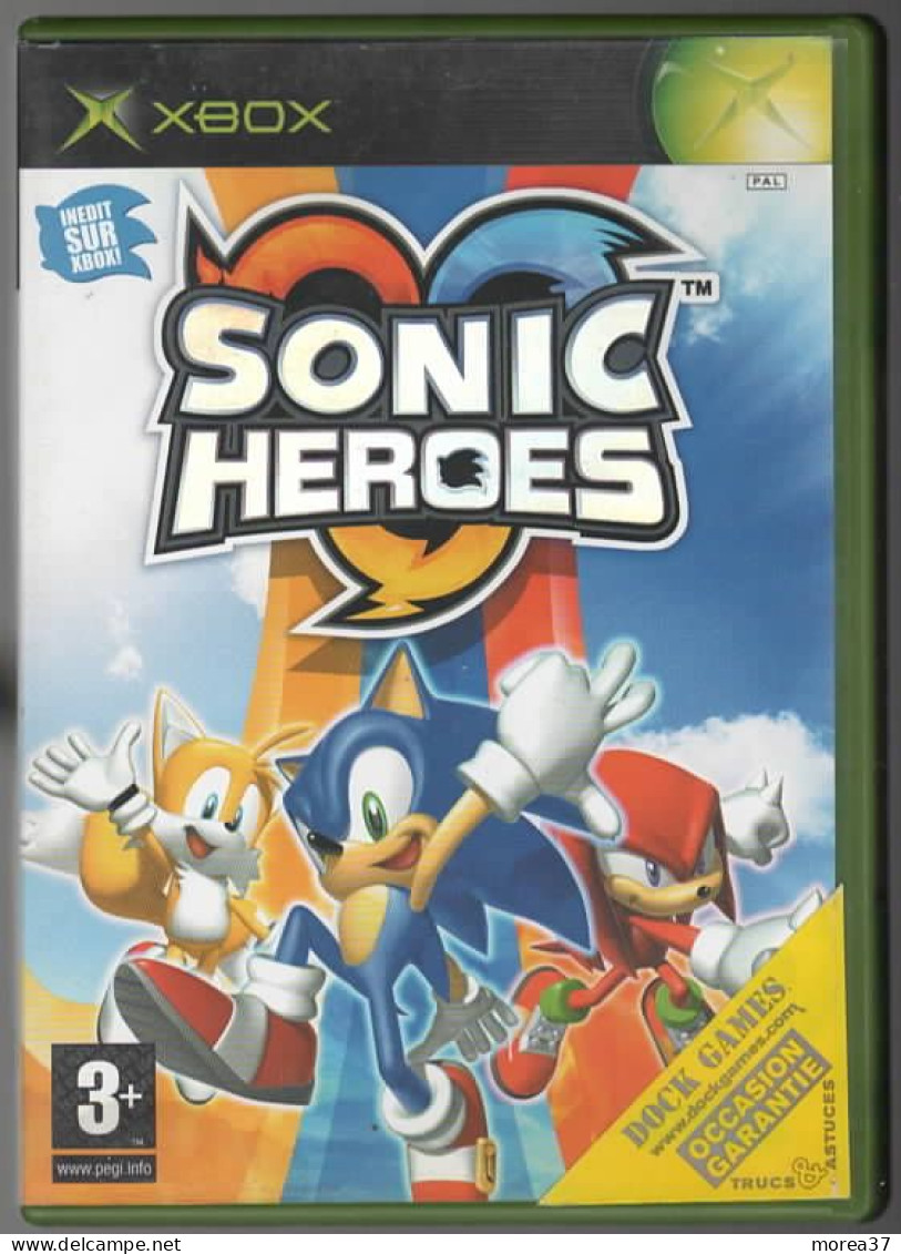 SONIC HEROES   X BOX - Xbox