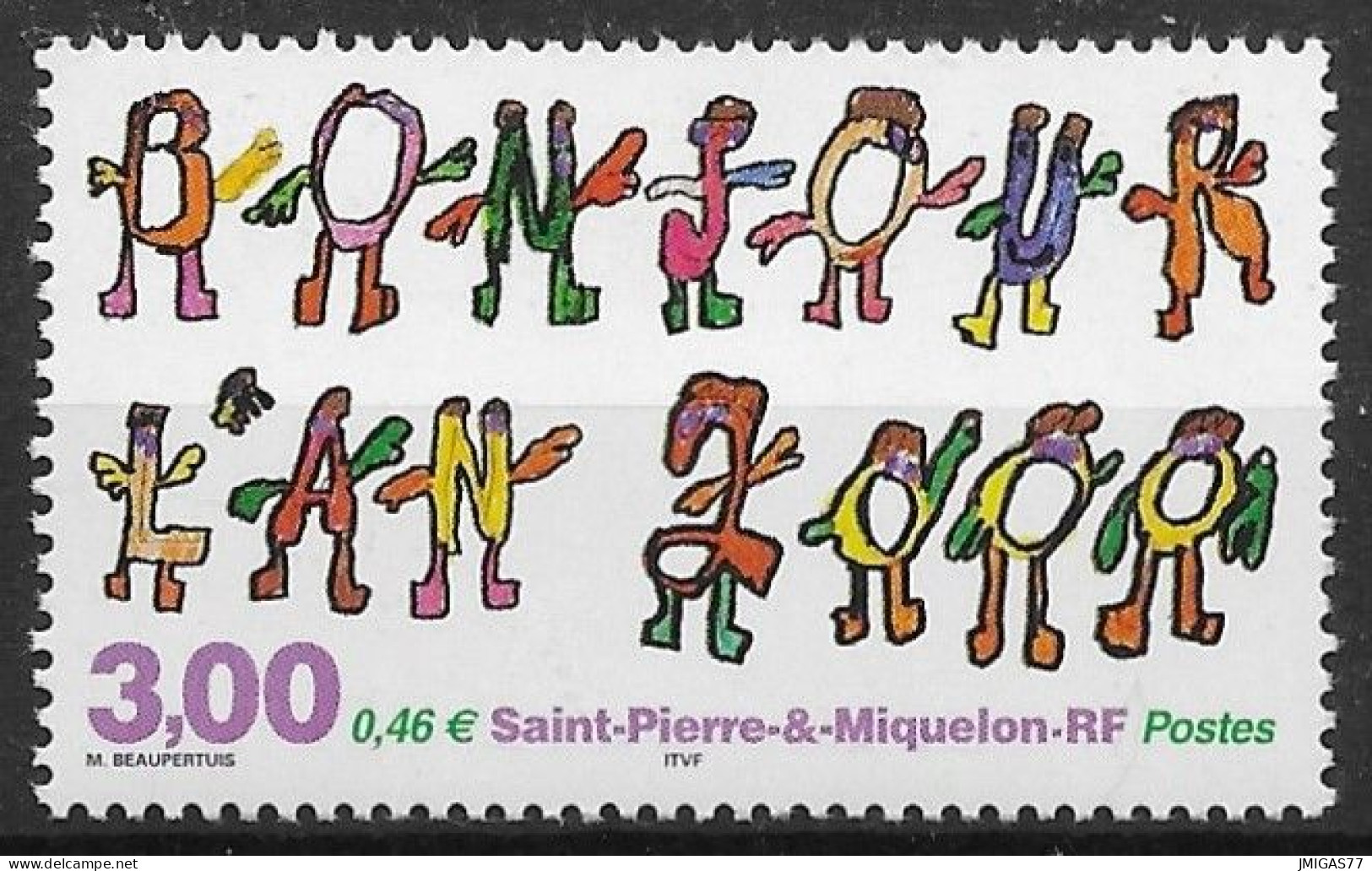 SPM St Pierre & Miquelon N° 706 Neuf ** MNH - Unused Stamps