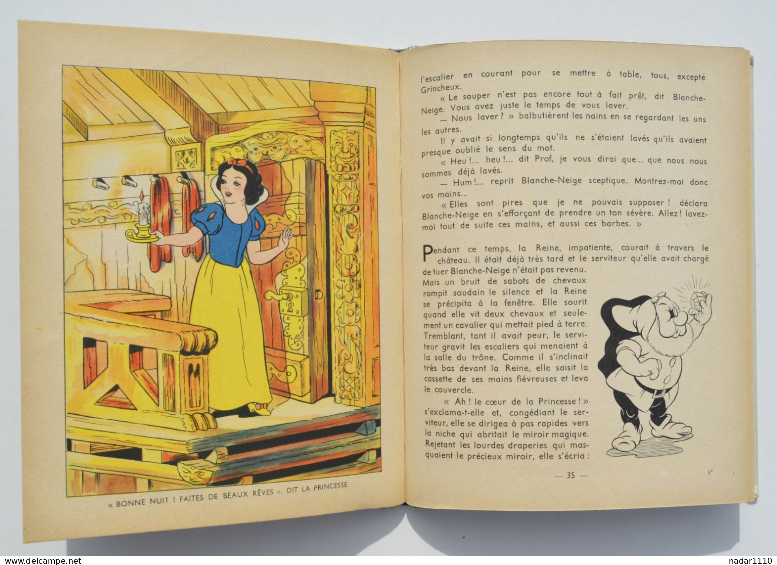 Enfantina / Blanche-Neige et les septs nains - Walt Disney - Hachette, EO 1938