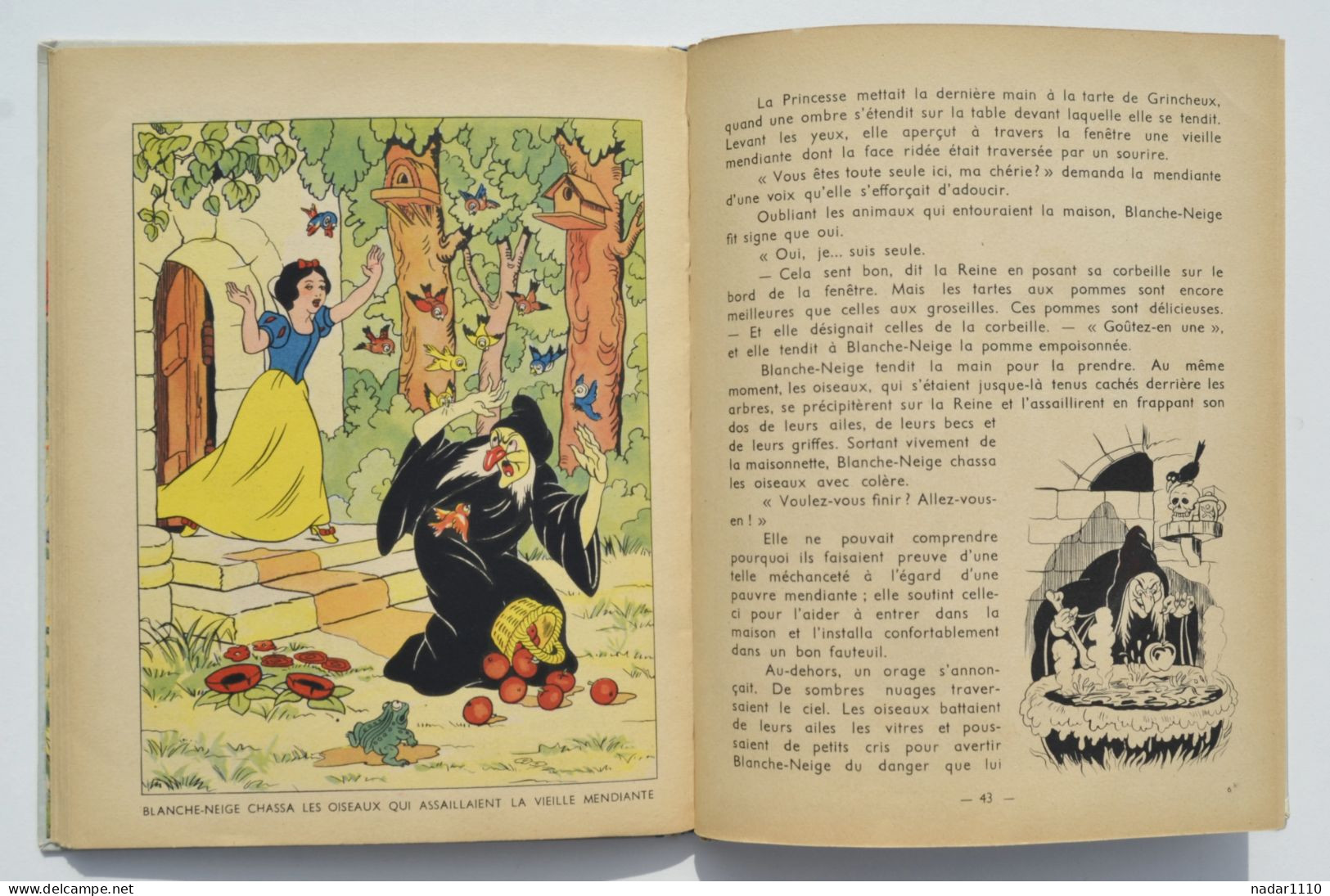 Enfantina / Blanche-Neige et les septs nains - Walt Disney - Hachette, EO 1938