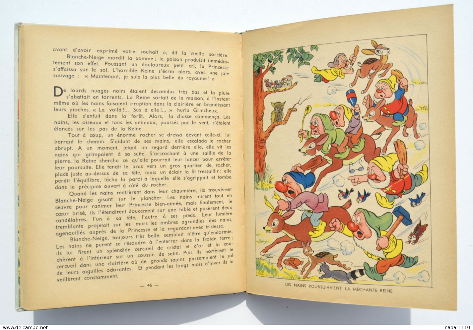 Enfantina / Blanche-Neige et les septs nains - Walt Disney - Hachette, EO 1938