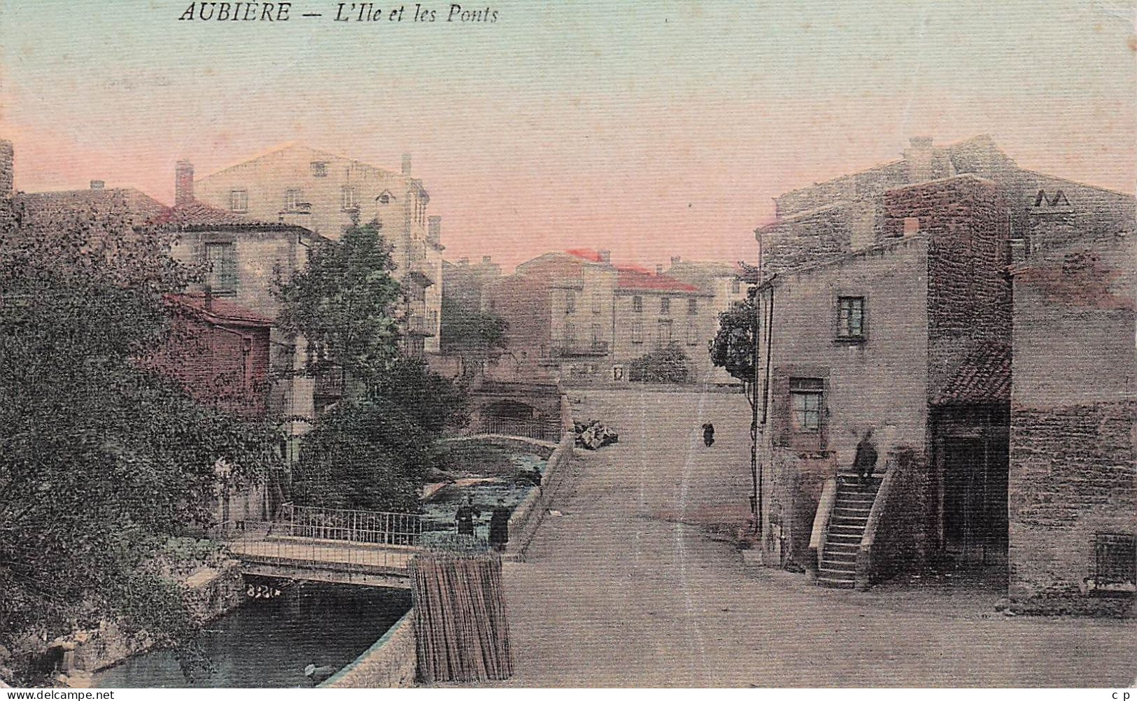 Aubiere - L'ile Et Les Ponts   -   CPA °J - Aubiere