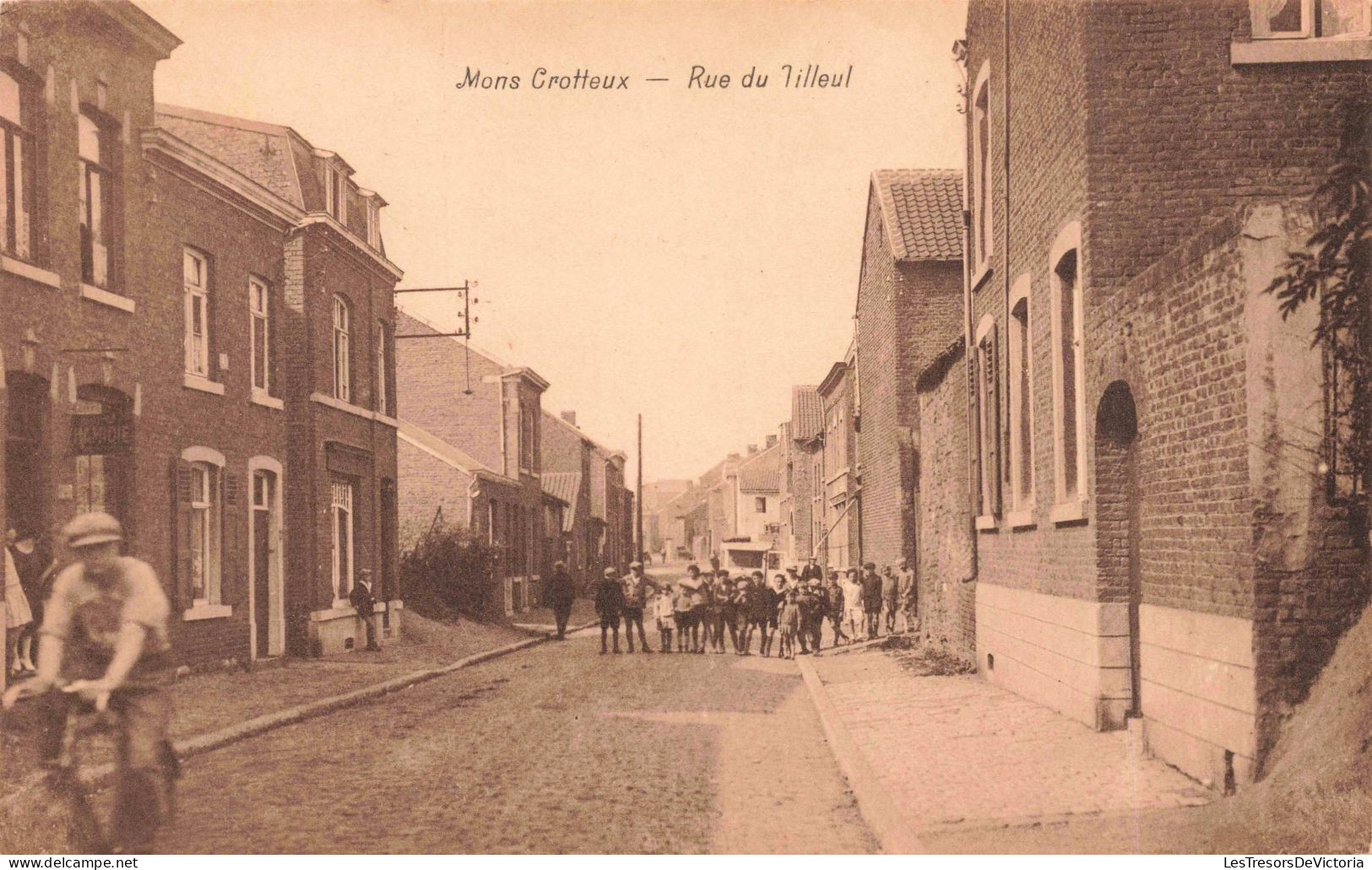 BELGIQUE- Flémalle - Mons Crotteux - Rue De Villeul - Carte Postale Ancienne - Flémalle