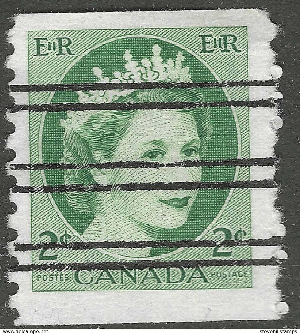 Canada. 1954-62 QEII. Coil Stamps. 2c Used. SG 469 - Gebraucht