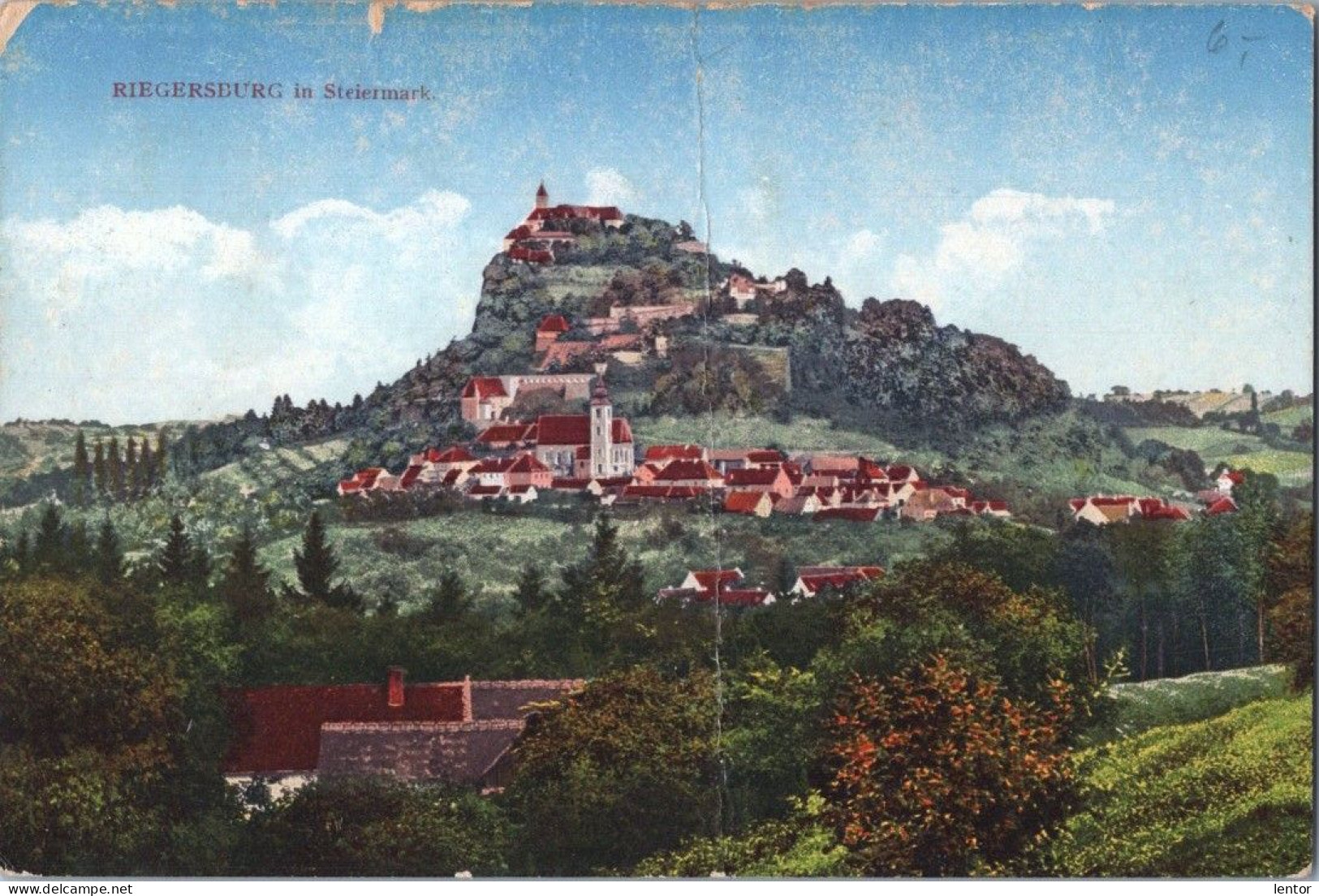 0108 / Riegersburg In Steiermark, Austria, Photochrom SM, 5243, 1912 Verlag F.Knollmüller, Graz 3135 - Riegersburg