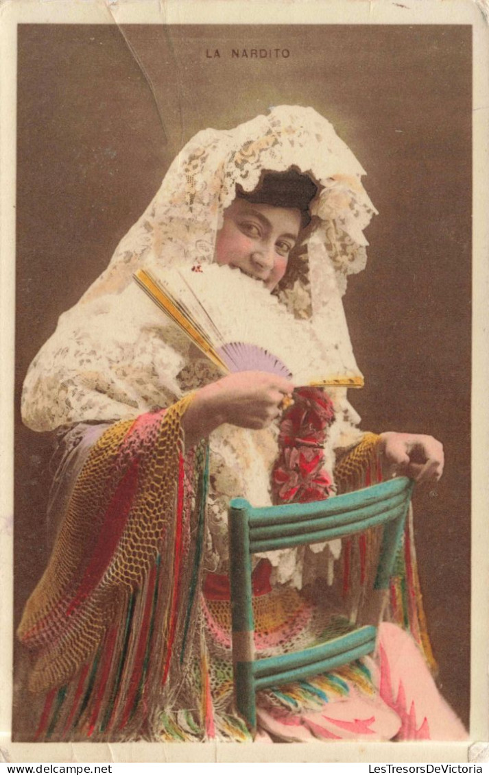 PHOTOGRAPHIE  - La Nardito - Femme - Colorisé - Carte Postale Ancienne - Photographie