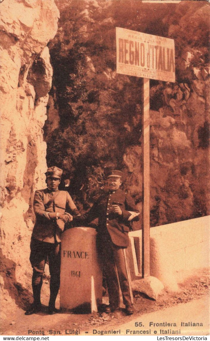 PHOTOGRAPHIE - Frontière Italienne  - Carte Postale Ancienne - Fotografia