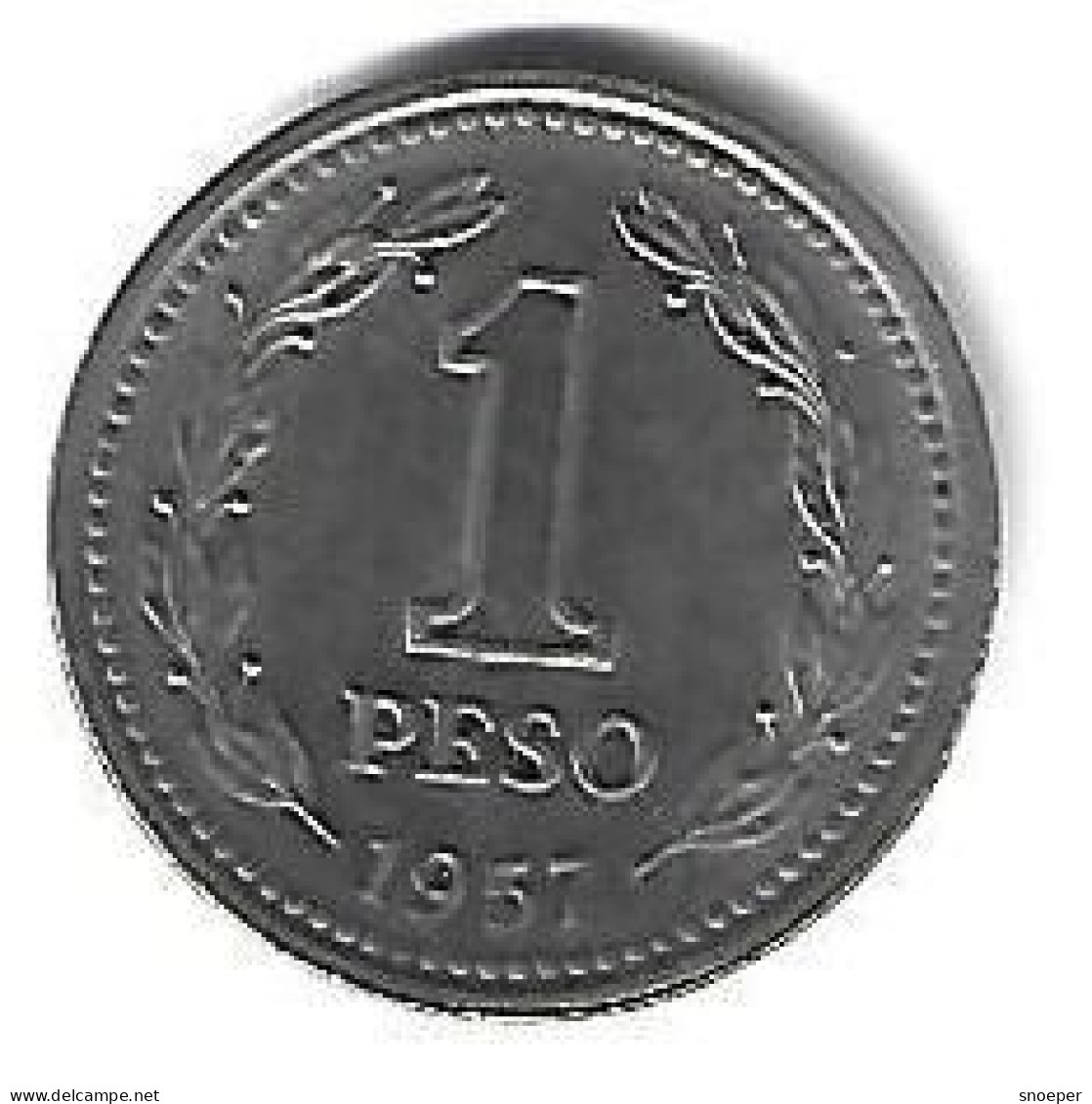 Argentina 1 Peso 1957 Km 57 Xf+ - Argentine