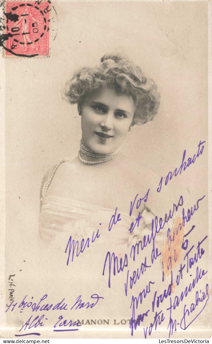 PHOTOGRAPHIE - Portrait - Femme - Carte Postale Ancienne - Photographs