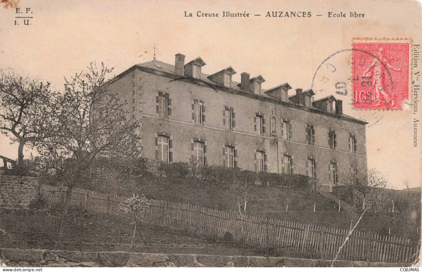 23 - AUZANCES _S21852_ Ecole Libre - Auzances