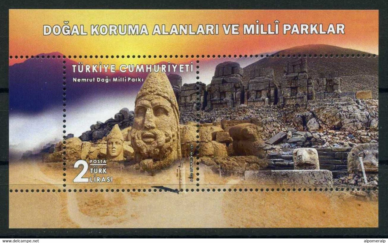 Türkiye 2019 Mi 4539 MNH [Block 192] Mount Nemrut National Park, Archaeology, Statue - Blocks & Sheetlets