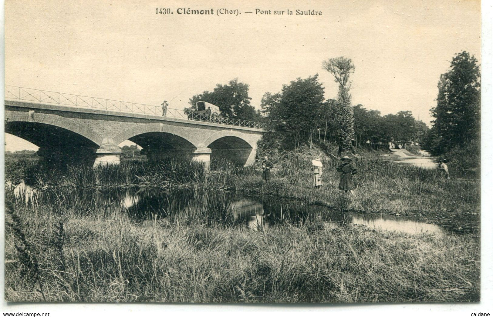 -18-CHER-CLEMONT-  Pont Sur La Sauldre - Clémont