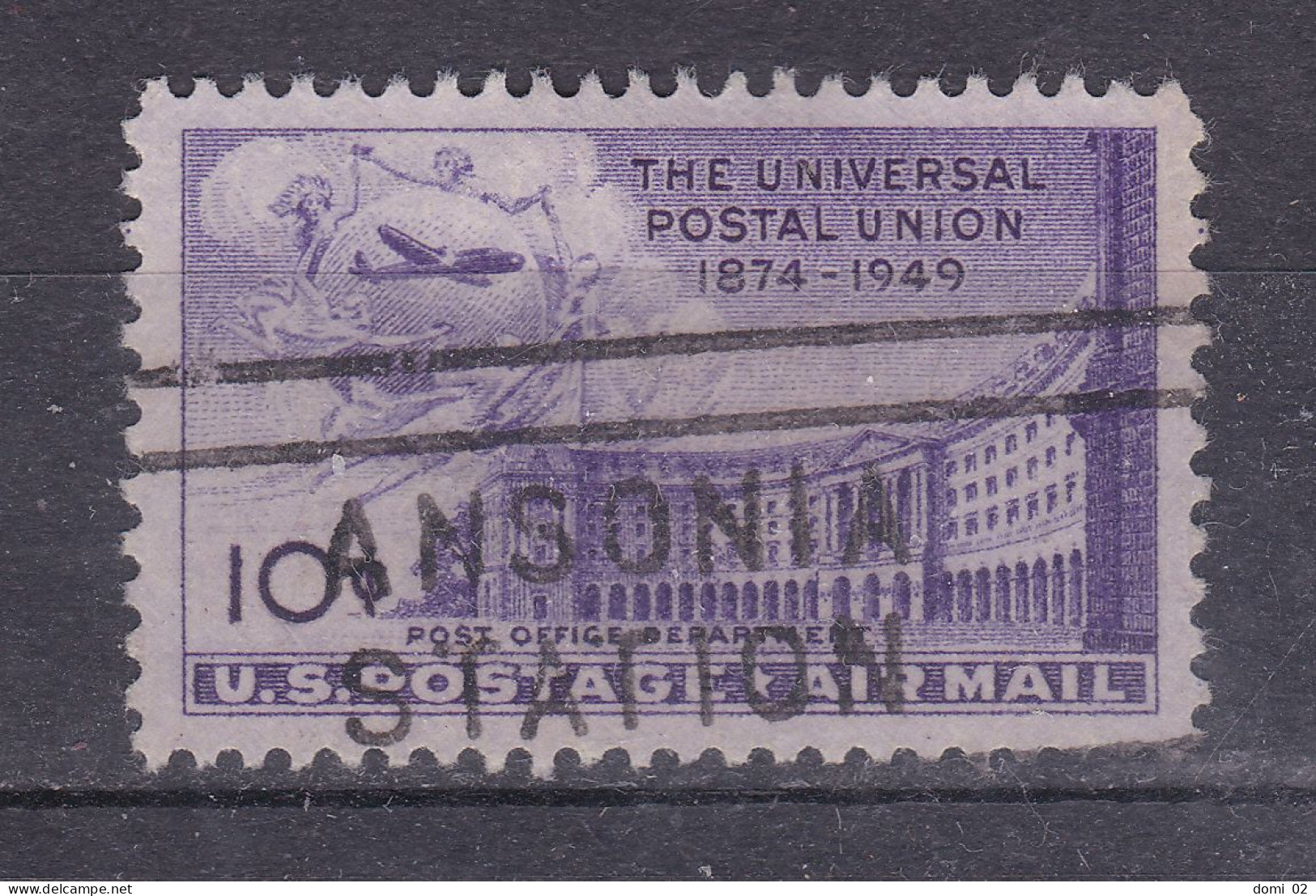 1959 N°41 10 CENTS VIOLET - 2a. 1941-1960 Used