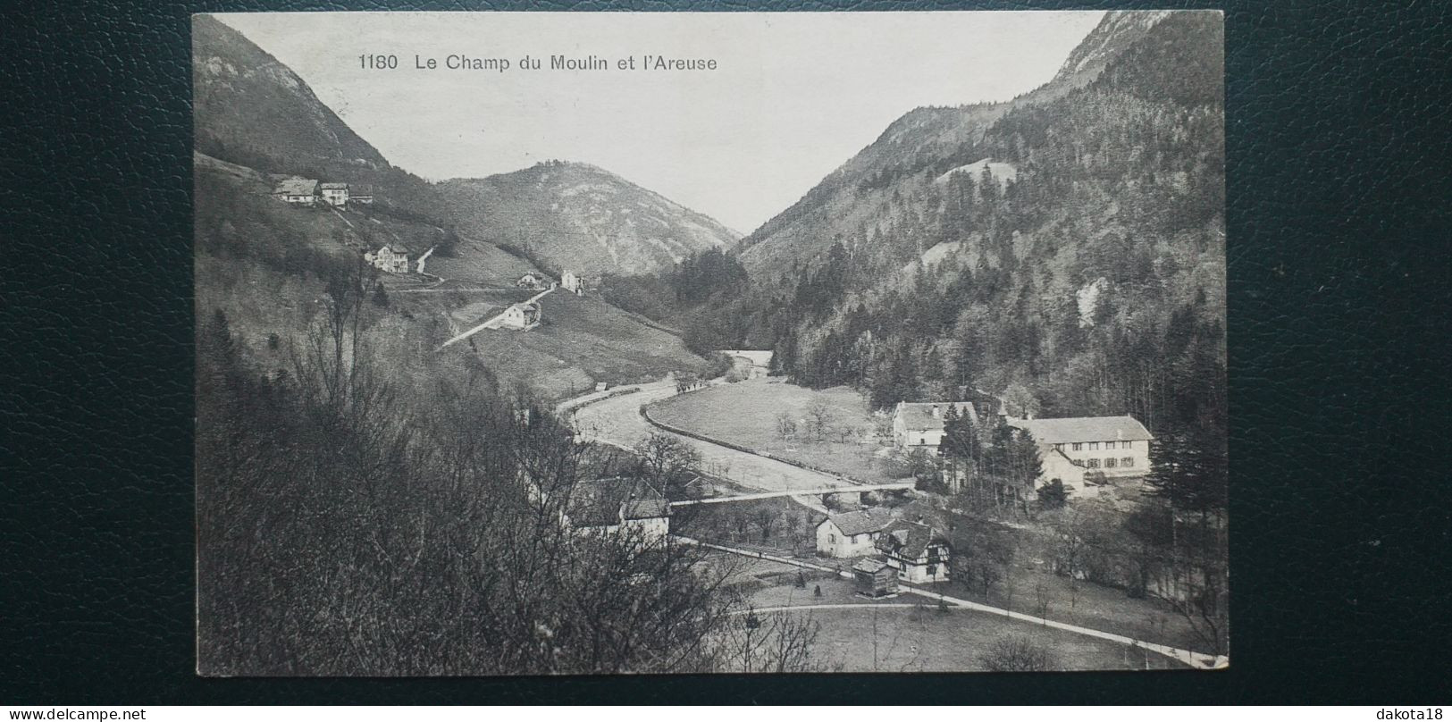 Suisse , Le Champ Du Moulin Et L'Areuse ,vue Générale - Cham