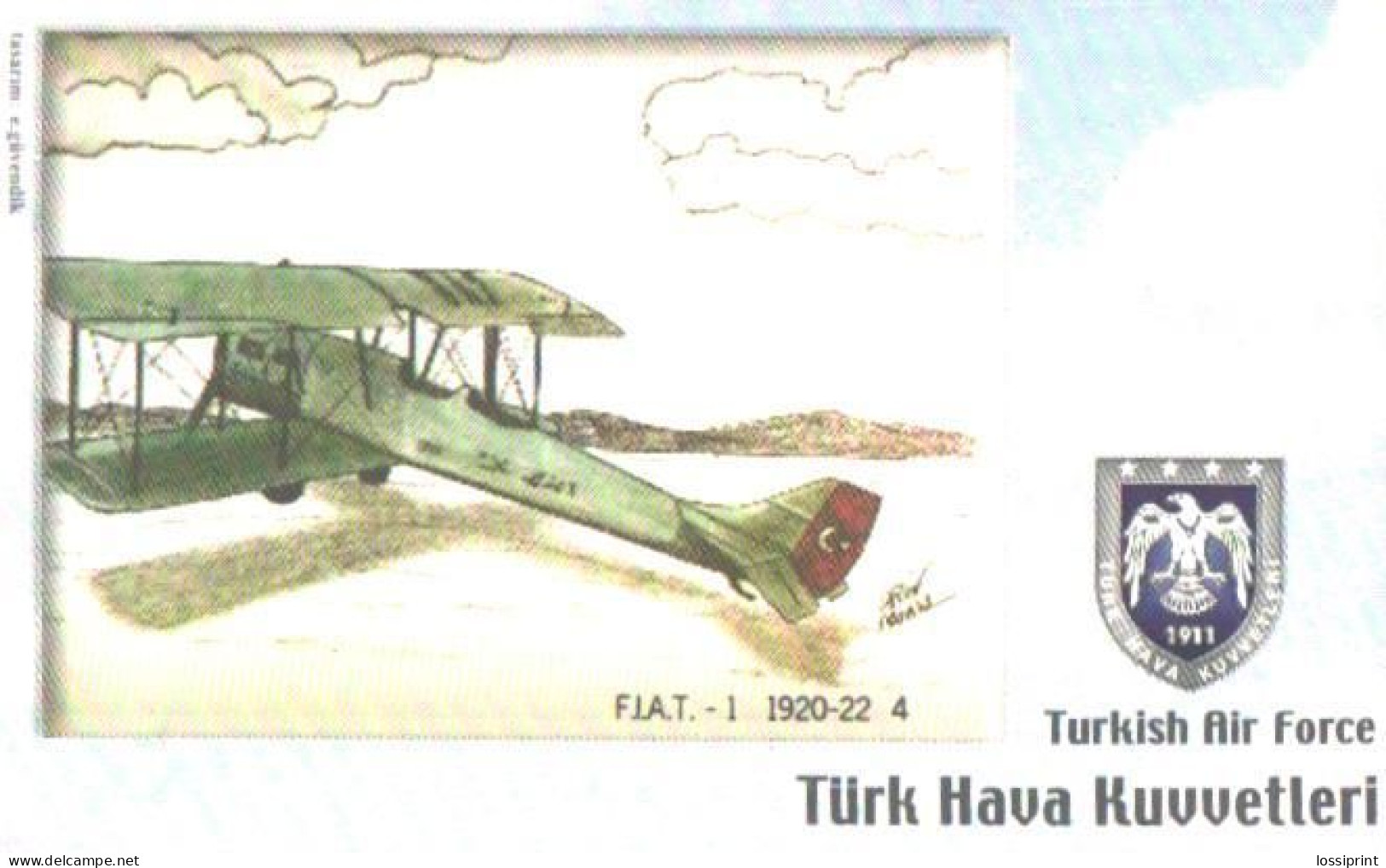 Turkey:Used Phonecard, Türk Telekom, 50 Units, Turkish Air Force, F.J.A.T.-1, 2008 - Turquie