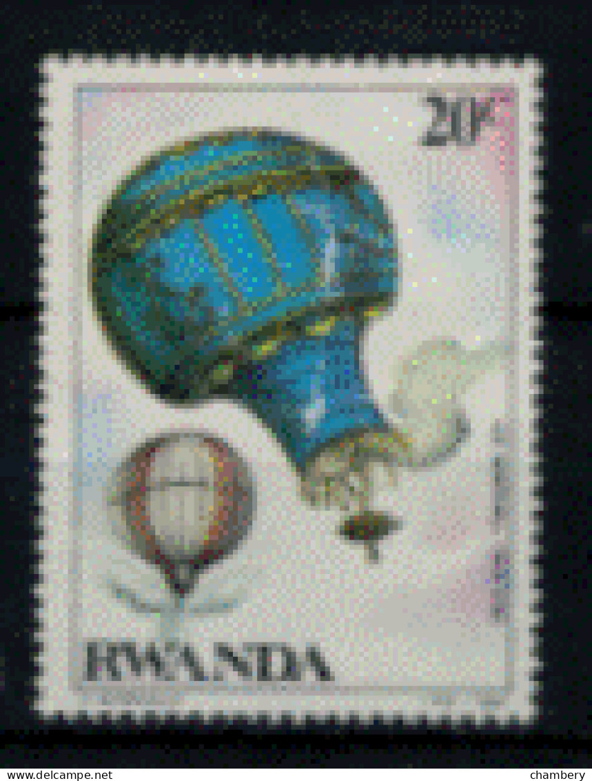 Rwanda - "Bicentenaire Des 1ères Ascensions De L'homme Dans L'atmosphère - Le Martial" - Oblitéré N° 1141 De 1984 - Used Stamps