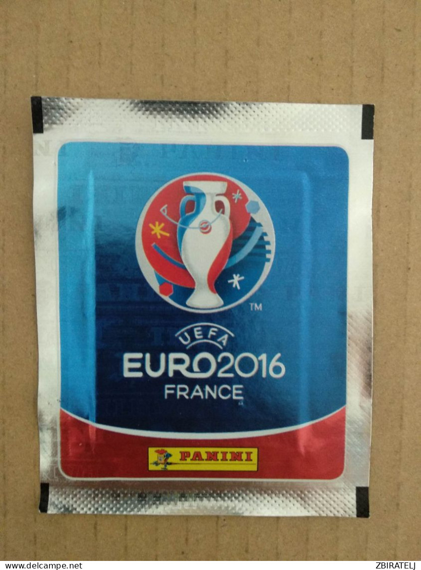 1 X PANINI UEFA EURO 2016 FRANCE - PACK (5 Stickers) Tüte Bustina Pochette Packet Pack - Edizione Inglese