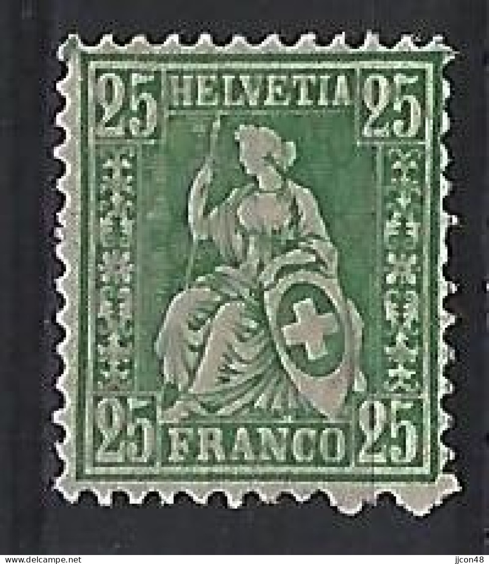 Switzerland 1881  Sitzende Helvetia (*) MM  Mi.41 - Ongebruikt