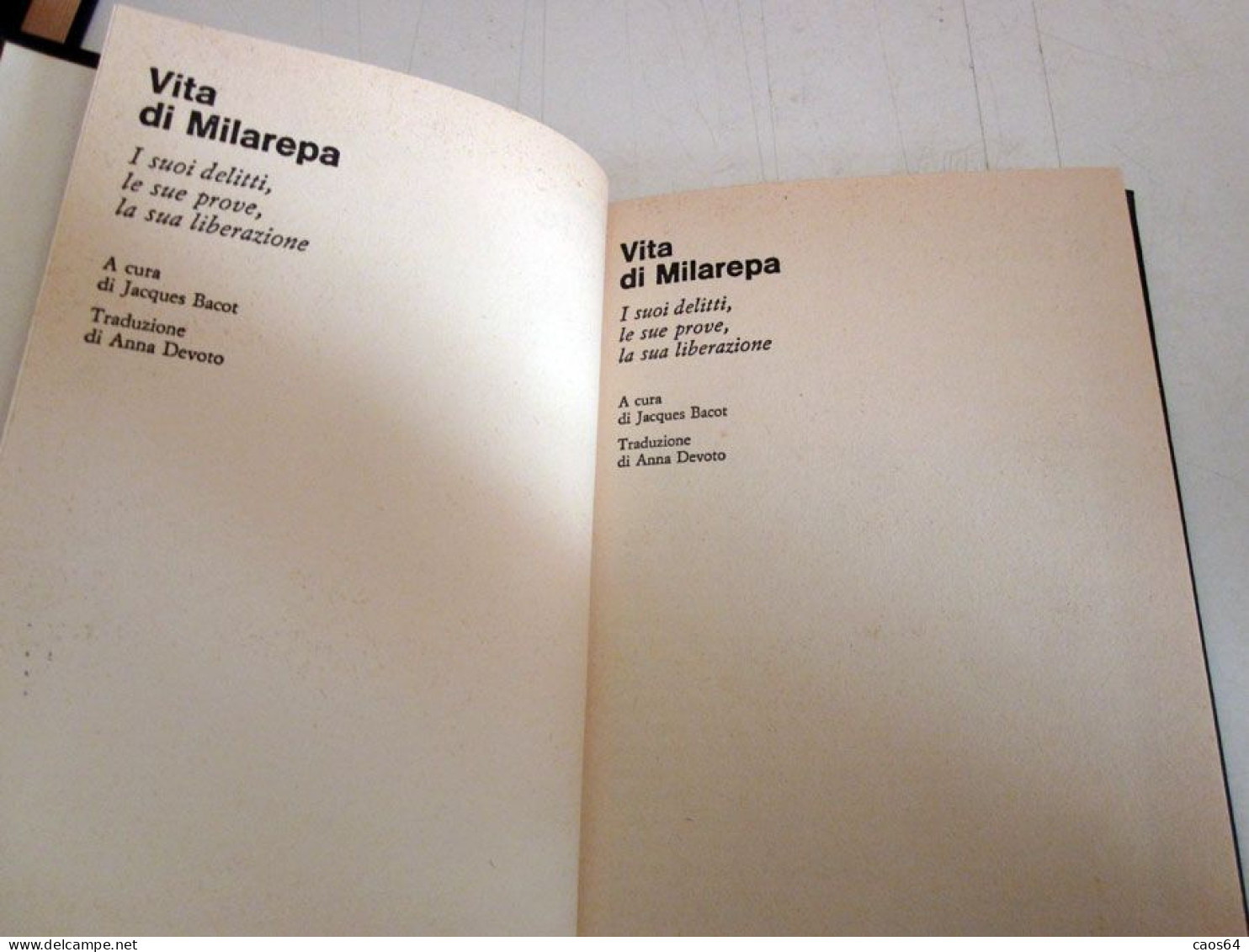 Vita Di Milarepa Oscar Mondadori 1975 - Religione