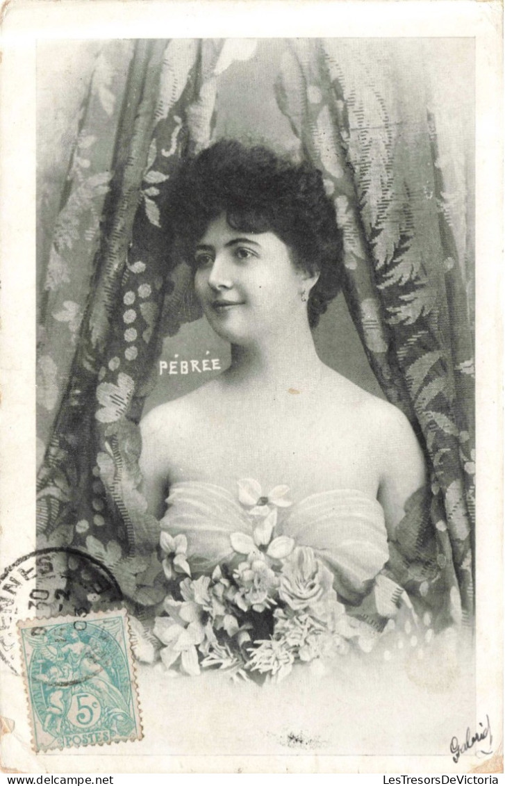 PHOTOGRAPHIE - Pébrée  - Portait - Carte Postale Ancienne - Fotografia