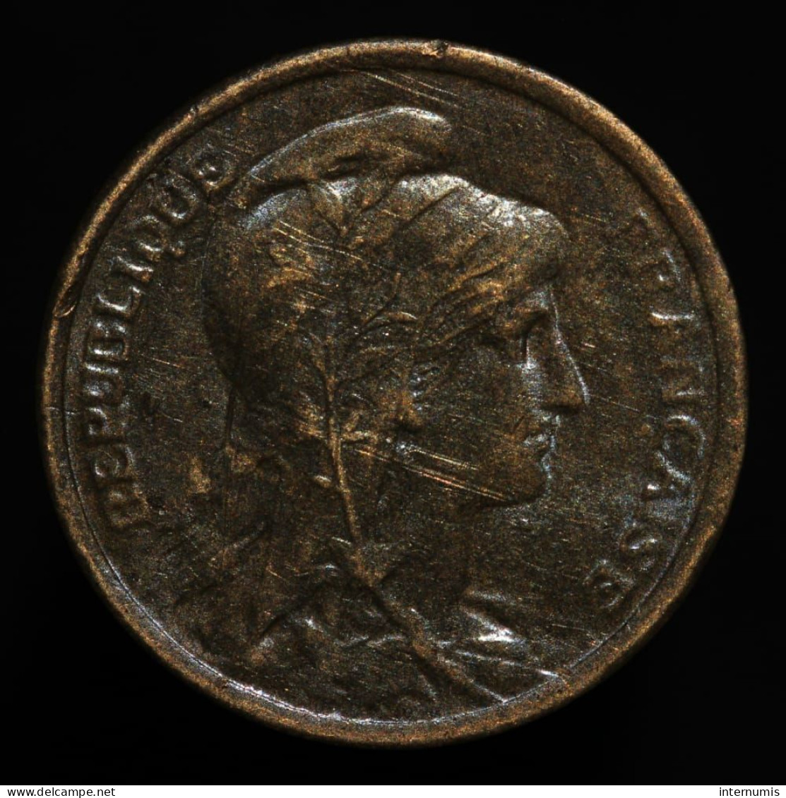 France, Dupuis, 1 Centime, 1919, Bronze, SUP (AU), KM#840, G.90, F.105/18 - 1 Centime