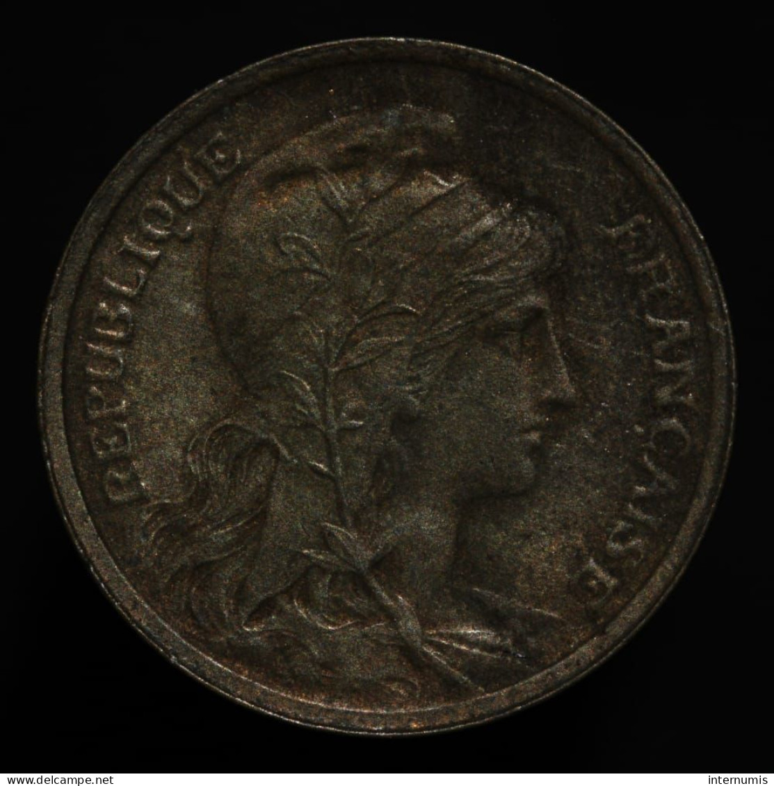 France, Dupuis, 1 Centime, 1920, Bronze, SUP (AU), KM#840, G.90, F.105/19 - 1 Centime