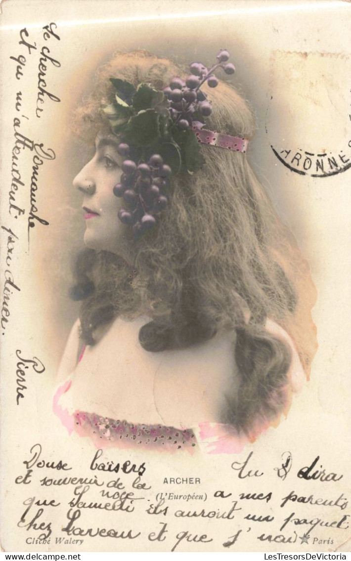 PHOTOGRAPHIE - Portait - Archer - L'européen - Colorisé - Carte Postale Ancienne - Fotografia