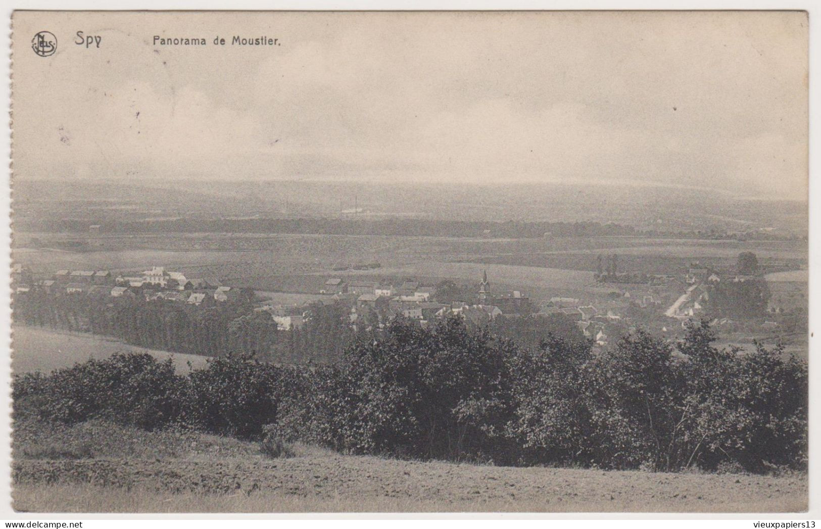 TB Cpa Belgique - Spy - Panorama De Moustier - 1911 - Jemeppe-sur-Sambre