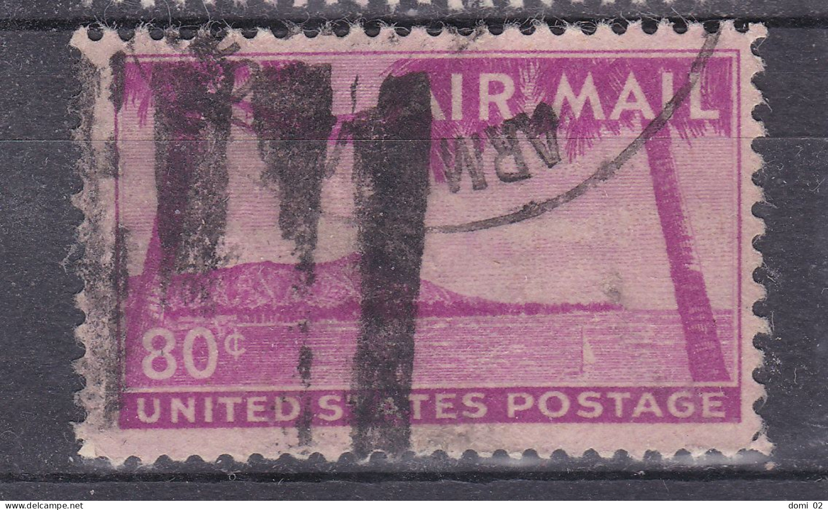 1952  N°45 80 CENTS LILAS - 2a. 1941-1960 Oblitérés