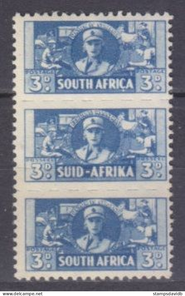1942 South Africa (RSA) 161/162/161 Women's Auxiliary Service 7,00 € - Neufs