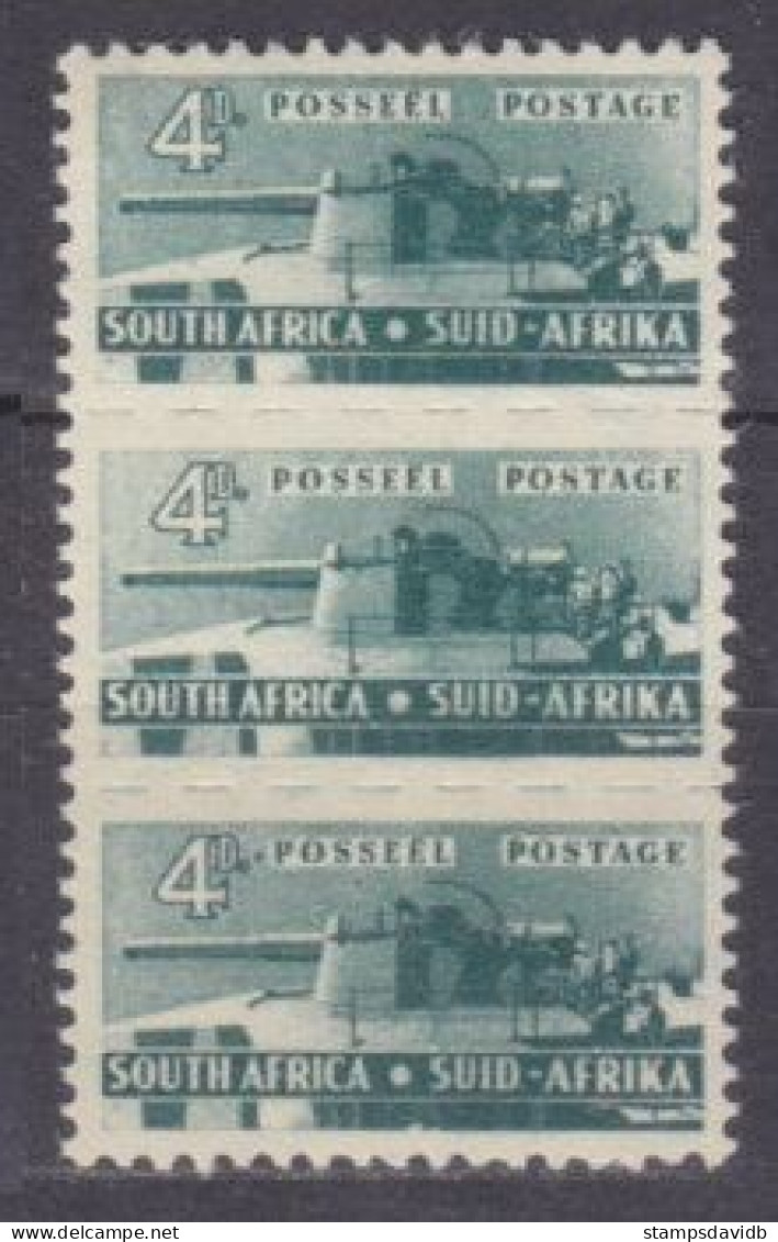 1942 South Africa (RSA) 165/165/165 Cannon 15,00 € - Neufs