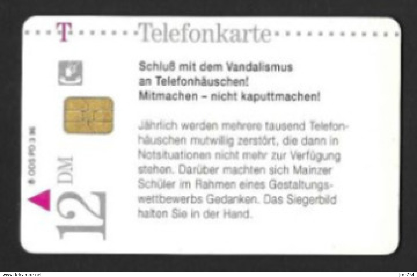 Télécarte Allemande.    Christoph Bersch.   Telefonkarte. - Sammlungen