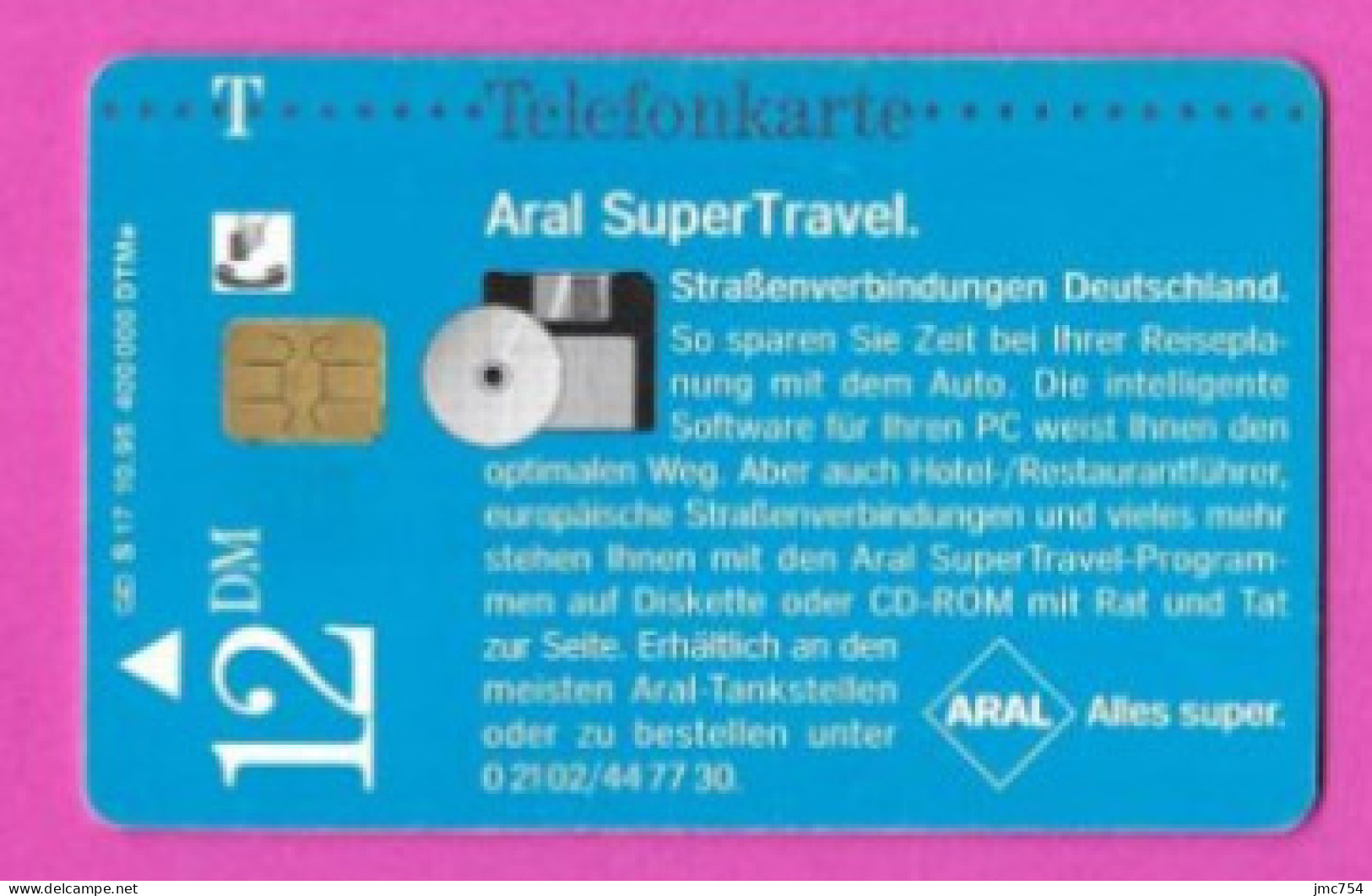 Télécarte Allemande.   Aral Super Travel.   Telefonkarte. - Sammlungen