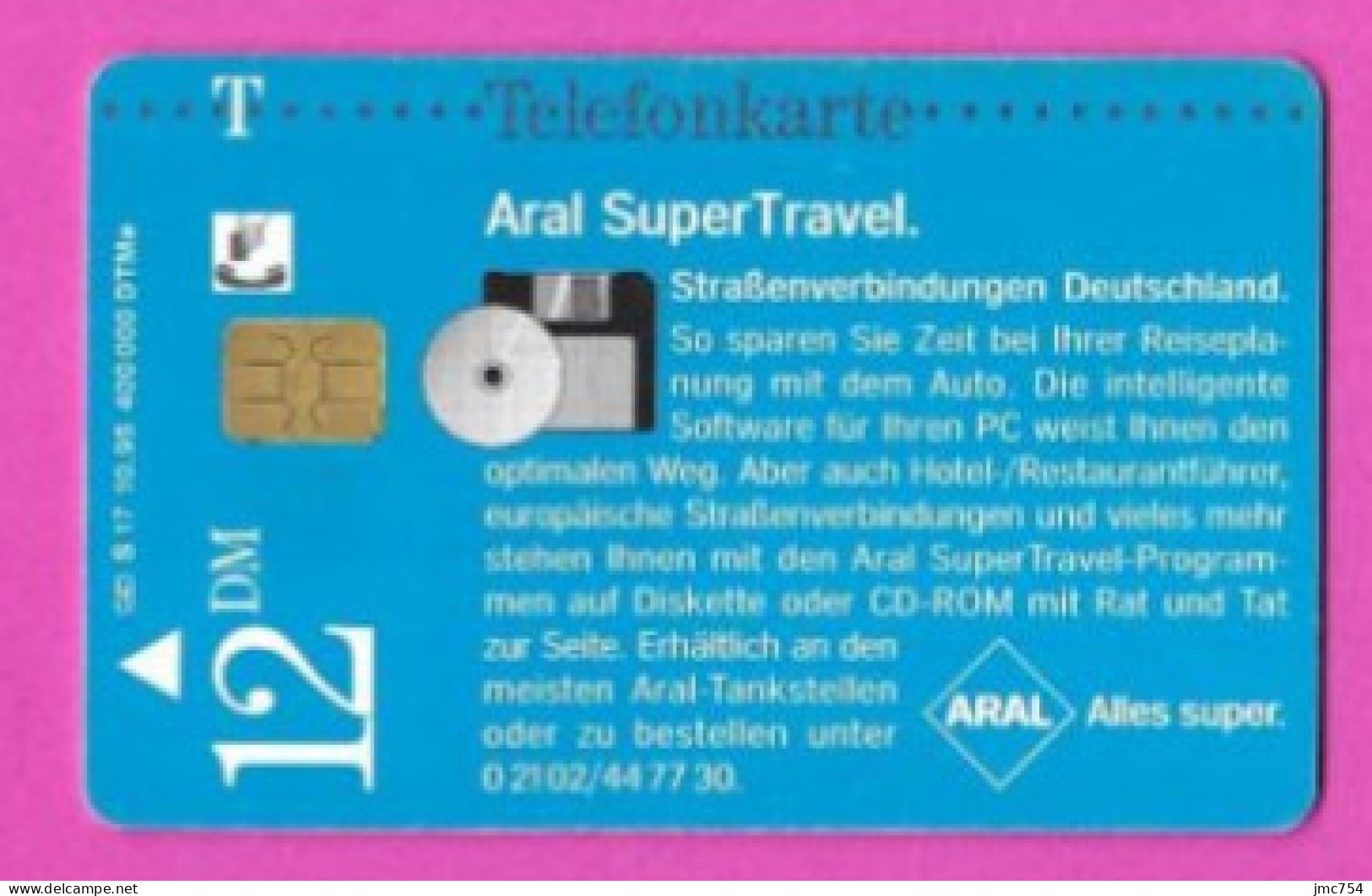 Télécarte Allemande.   Aral Super Travel.   Telefonkarte. - Collections